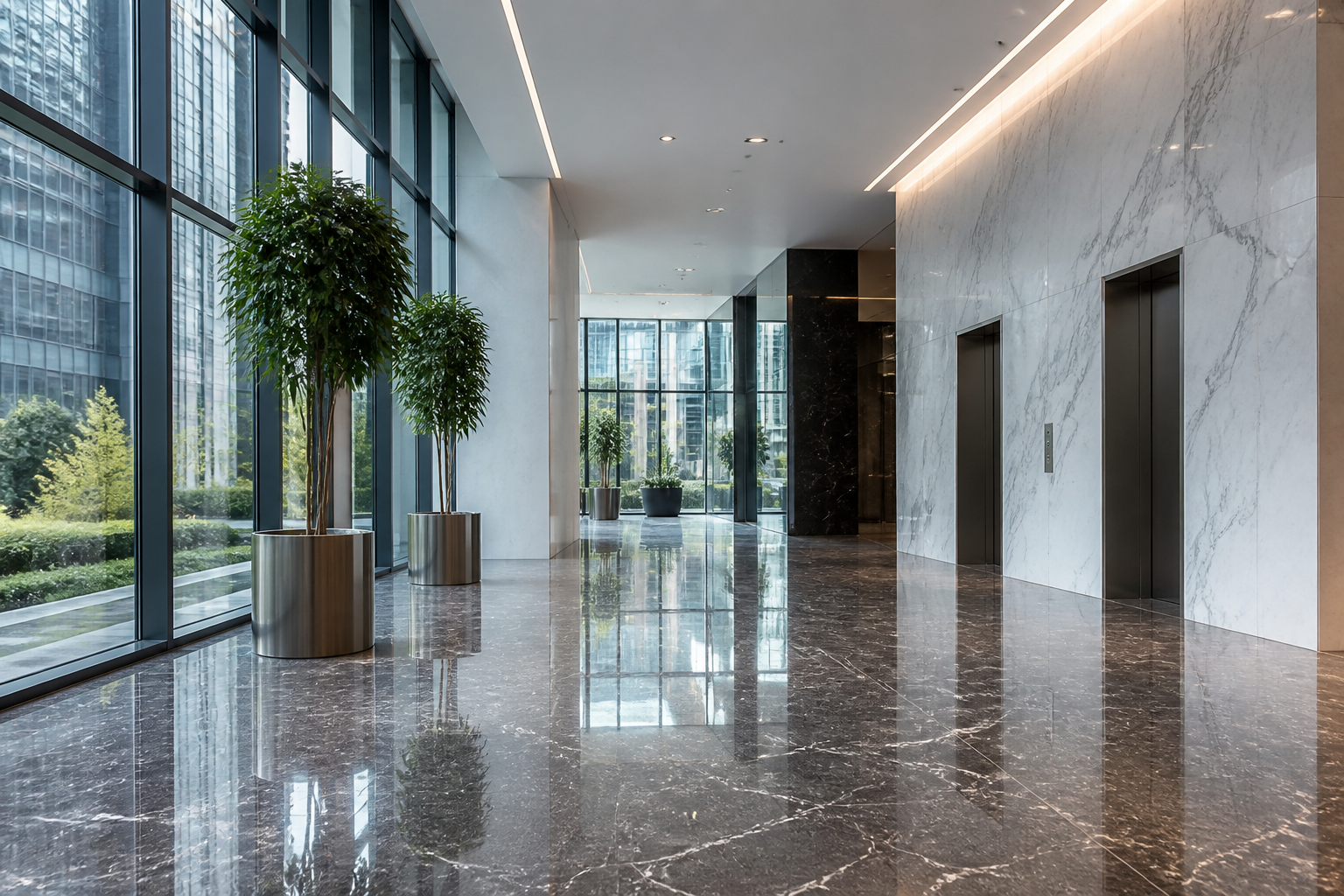 Gepflegte Liegenschaft im Facility Management